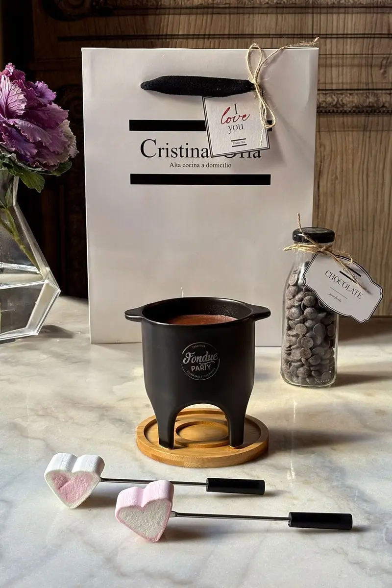 Bolsa Fondue Dulce Para Dos Especial San Valentín