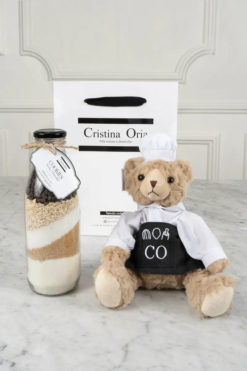 Bolsa Oso Chef Co & Botella Preparado De Cookies