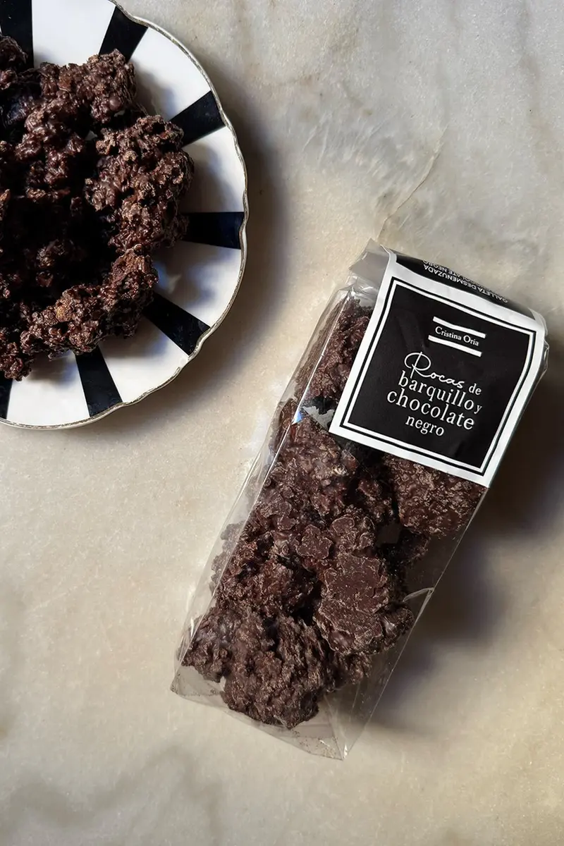 Bolsa Rocas De Barquillo Y Chocolate Negro