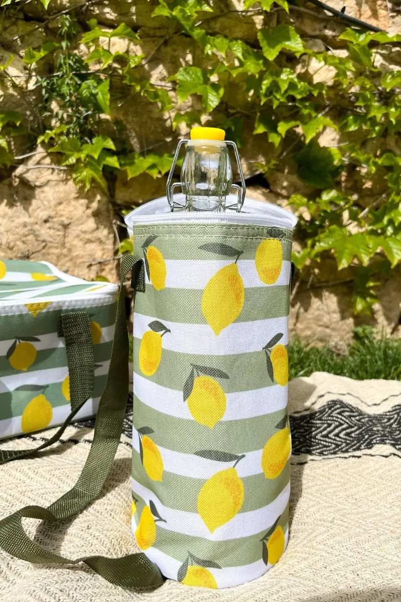 Bolsa Térmica Para Botellas Limones