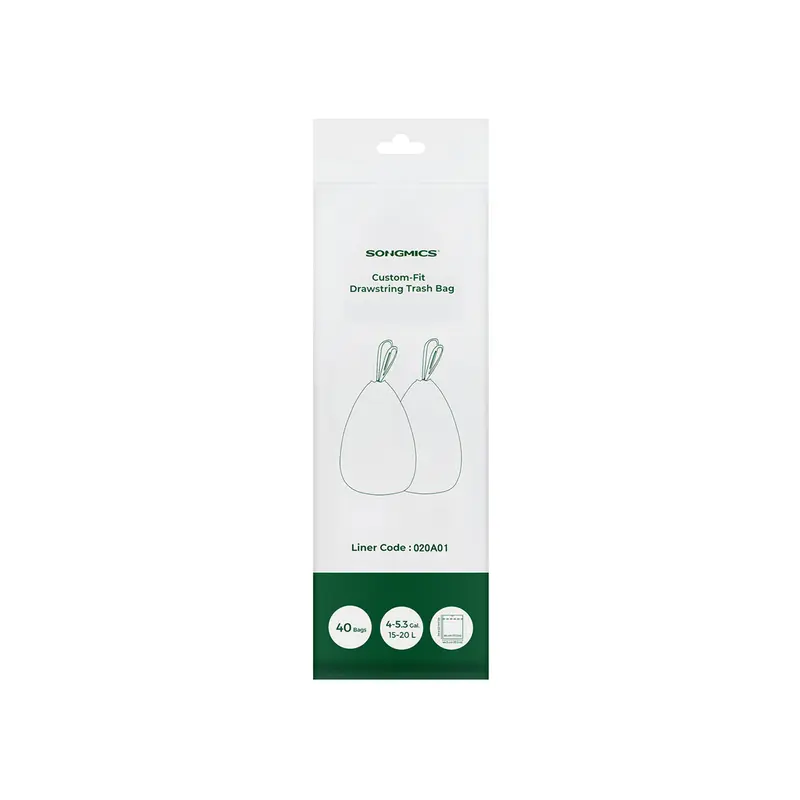 Bolsas de Basura Resistentes con Enlaces Deslizantes