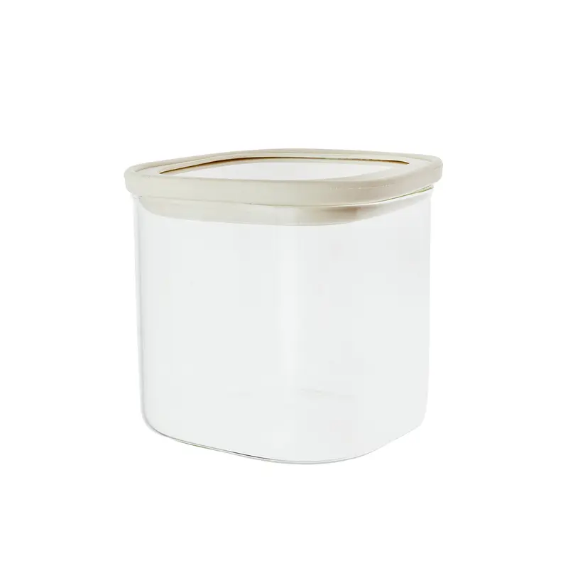 BOTE HERMETICO BOROSILICATO CRISTAL 10X10CM 650ML
