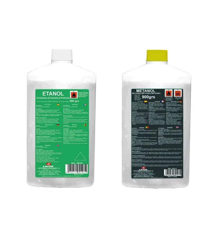 BOTELLA 1 LTO. GEL ETHANOL LACOR