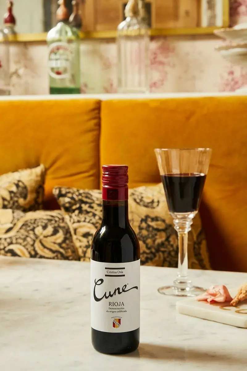 Botella Benjamín De Vino Cune Tinto Rioja