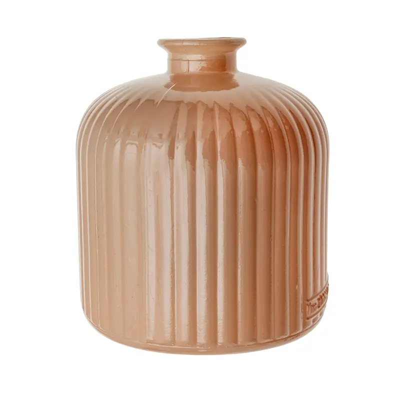 BOTELLA DE VIDRIO RECICLADO DAROCA ROSA