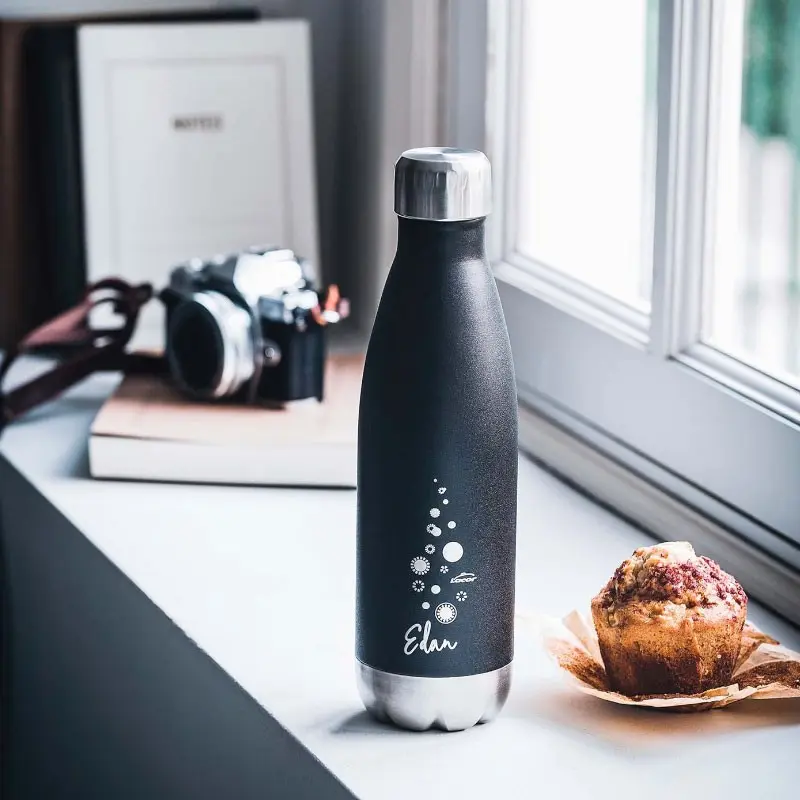 BOTELLA INOX BLACK EDAN 750ML