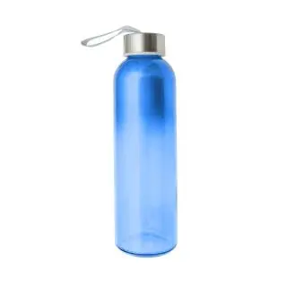Botella Vidrio 500 Ml Azul