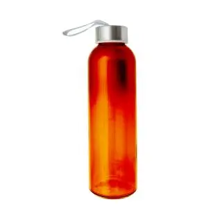 Botella Vidrio 500 Ml Rojo