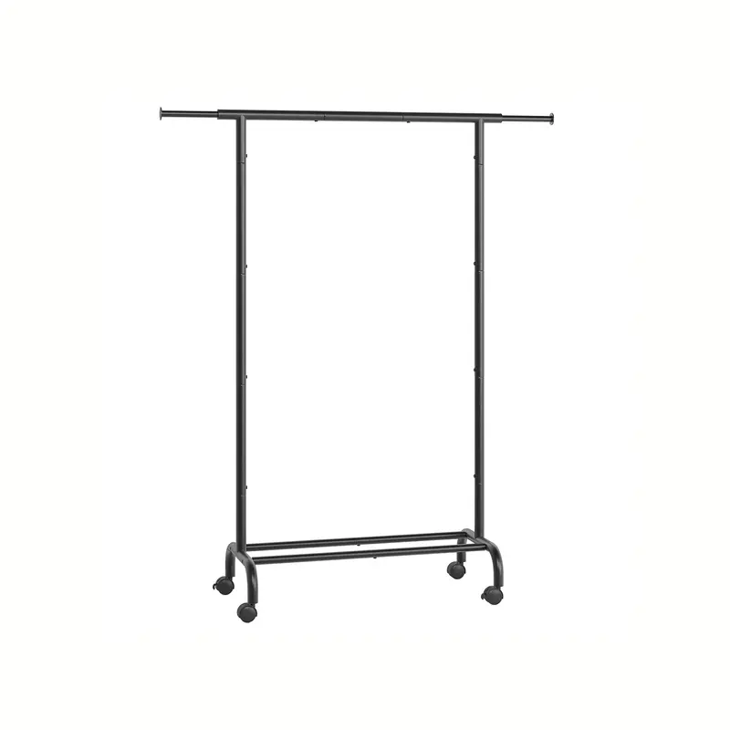Burro para Ropa Tendedero 40 x (83-112) x 156 cm Negro Tinta