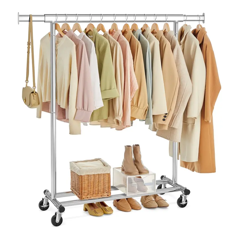 Burro Ropa con Ruedas Extensible Portátil