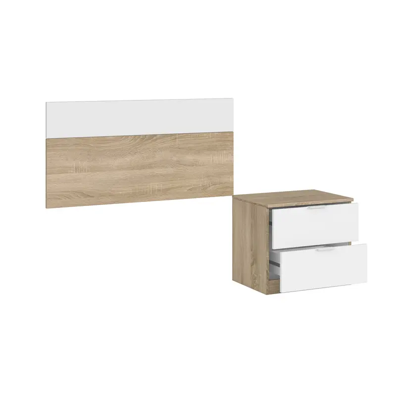 Cabezal 100cm + Mesita Luca