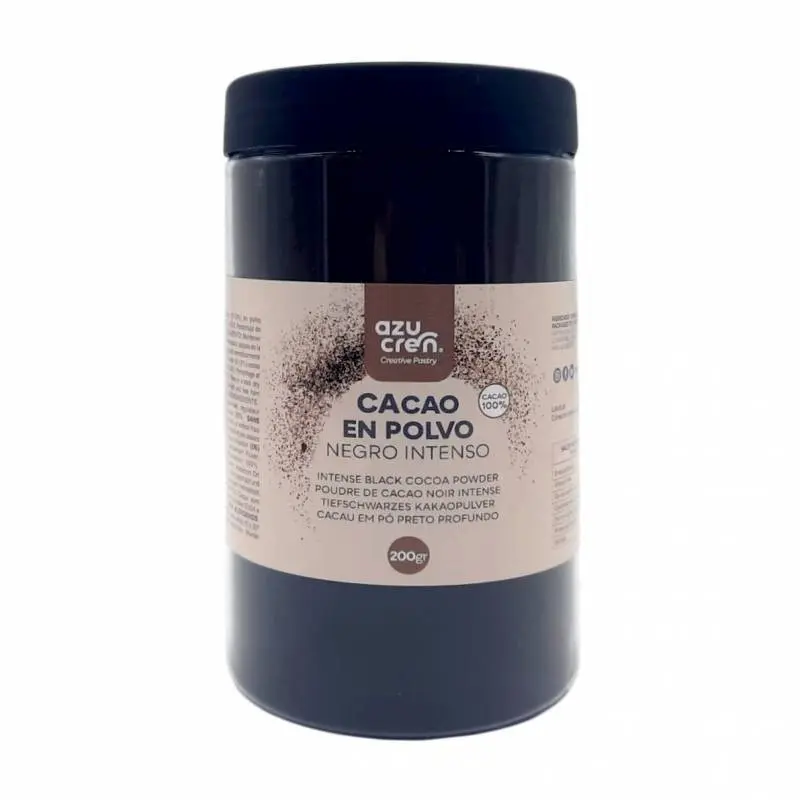 CACAO EN POLVO NEGRO INTENSO 200GR AZUCREN