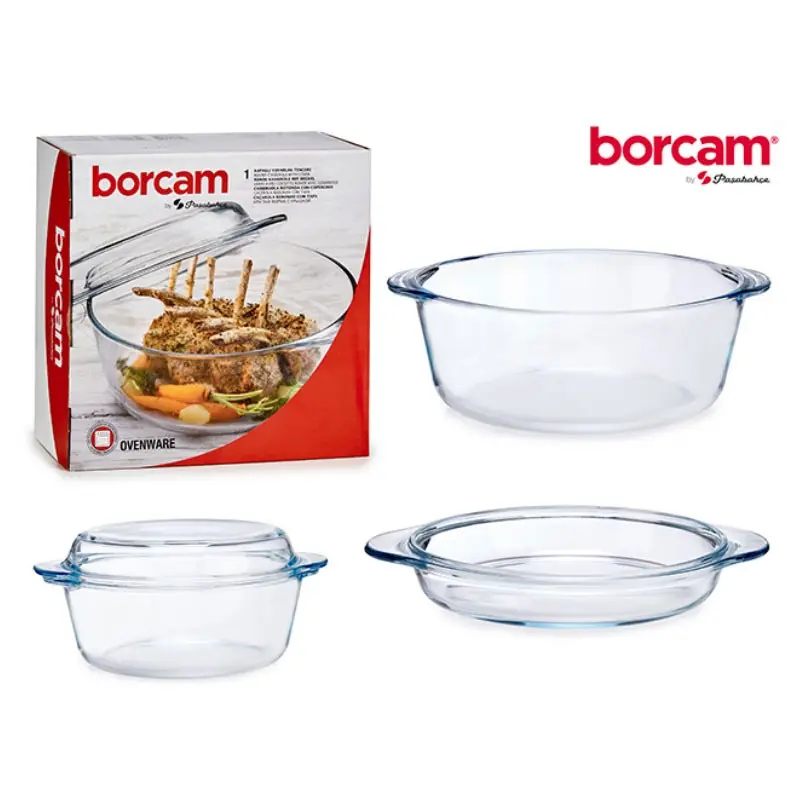 CACEROLA CON TAPA BORCAM 2,1 LITROS