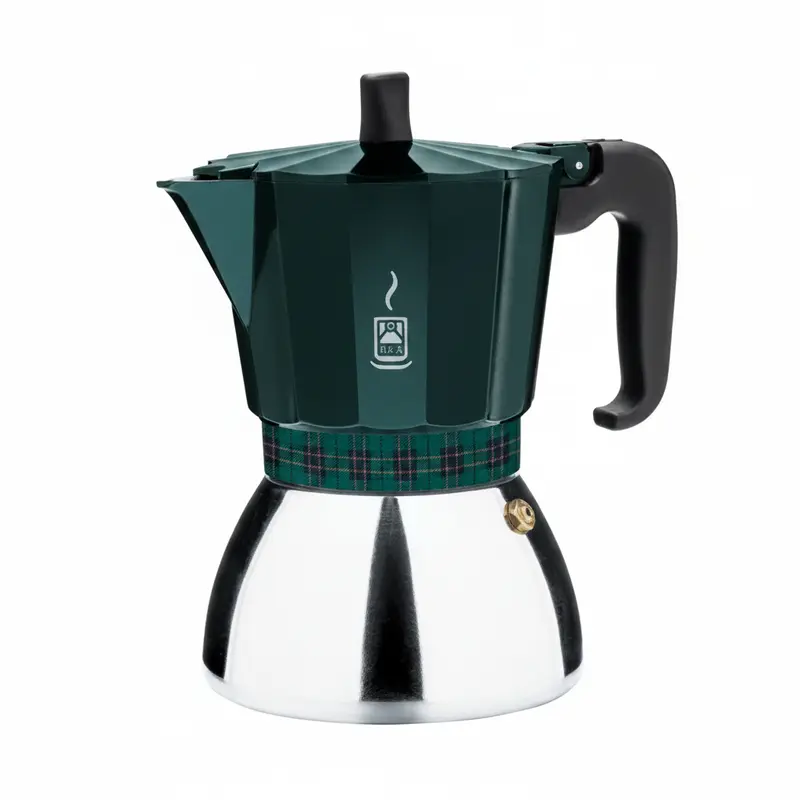 CAFETERA 6 TAZAS DELUXE VERDE - BRA