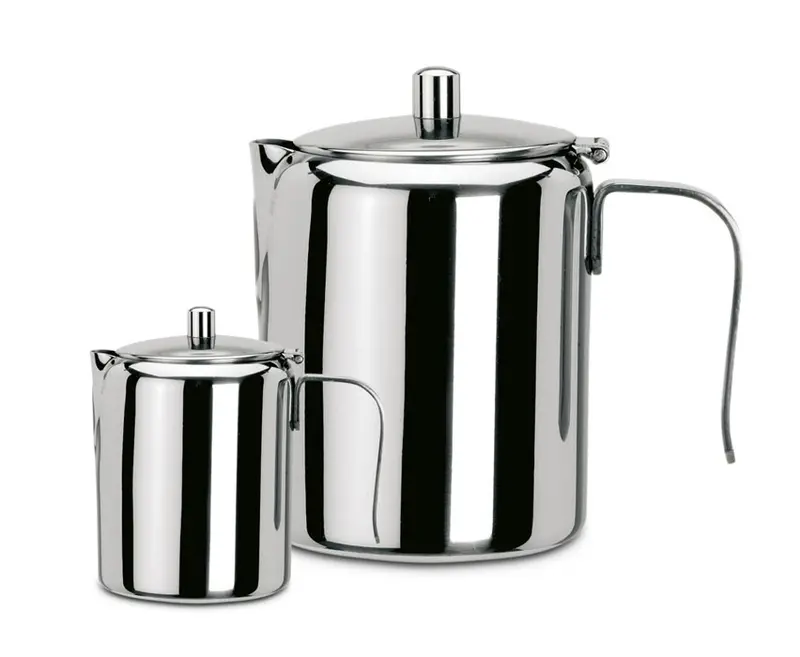 CAFETERA CON TAPA INOX 18/10