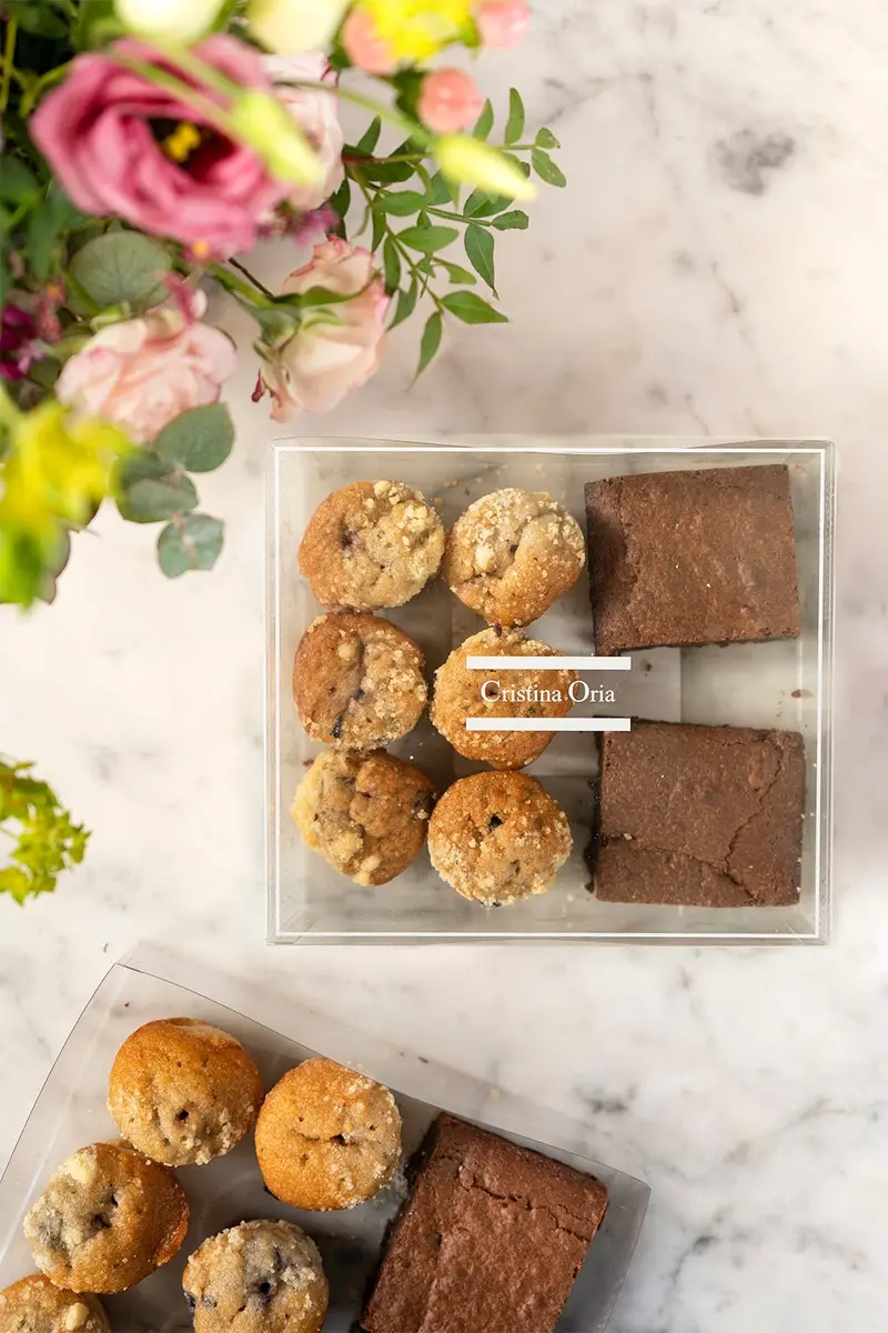 Caja 2 Brownies & 6 Mini Muffins