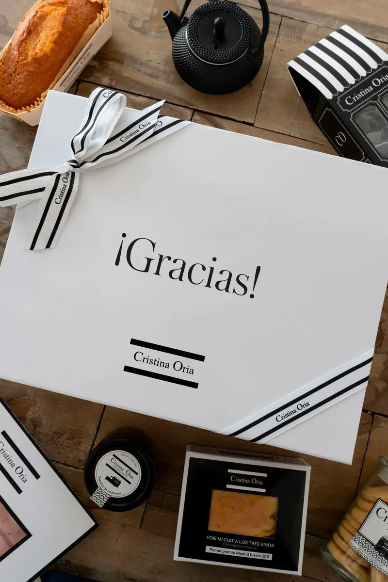 Caja Blanca Co Pequeña "Gracias"