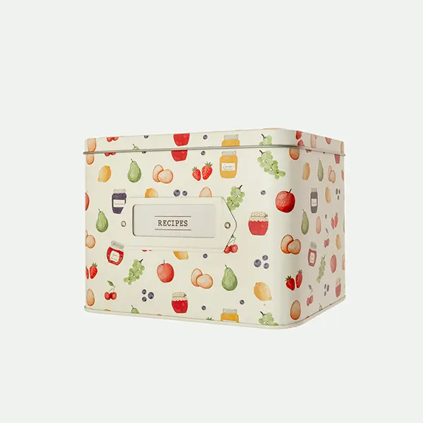 CAJA CON 12 TARJETAS PARA RECETAS