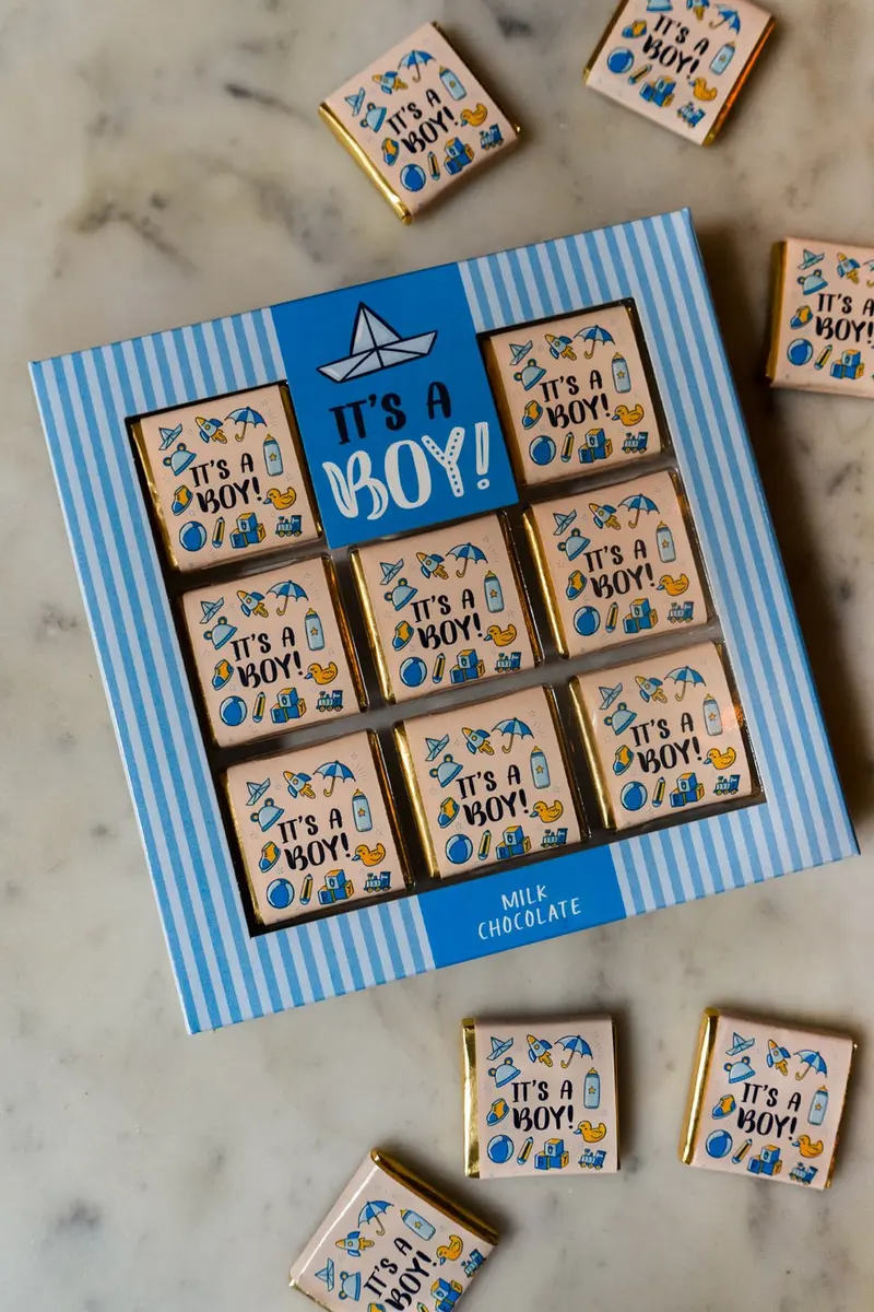 Caja de chocolatinas "It´s a boy"