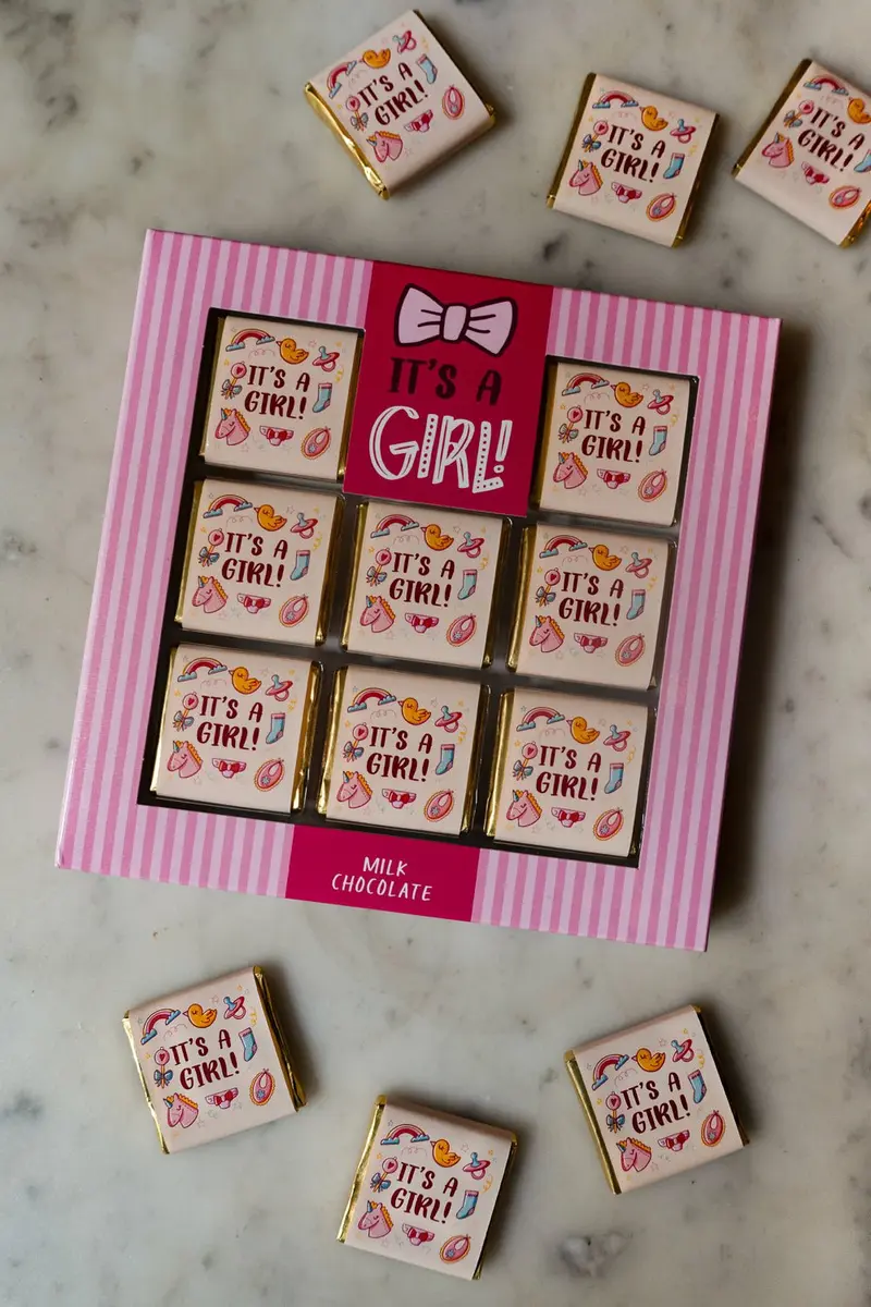 Caja de chocolatinas "It´s a girl"