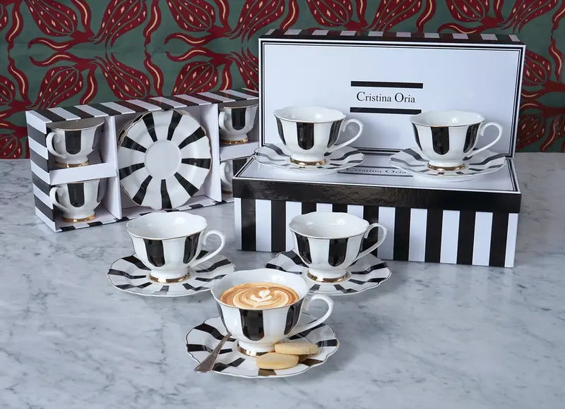 Caja De Regalo Tazas Y Platos Cristina Oria