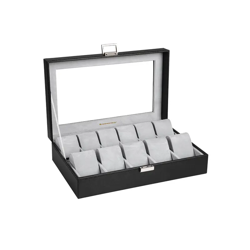 Caja Para Relojes Con Varios Compartimentos