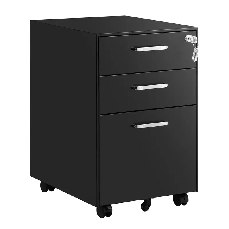 Cajonera de Oficina con Ruedas 3 Cajones