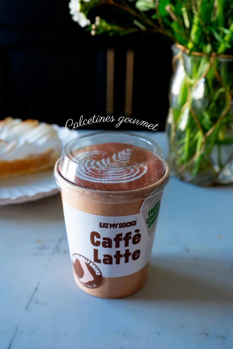 Calcetines Diseño Café