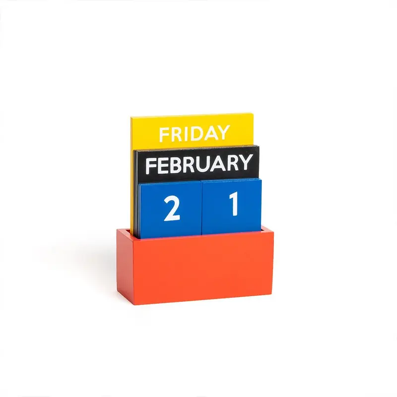 Calendario Perpetuo Pequeño Multicolor