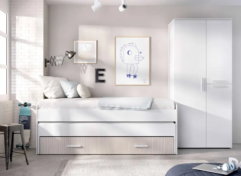 Cama Compacta Juvenil mod. SHUN
