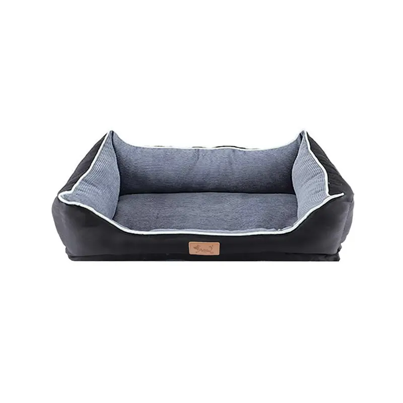 Cama Cuna para Perros Gris | Suave, Lavable y Cómoda