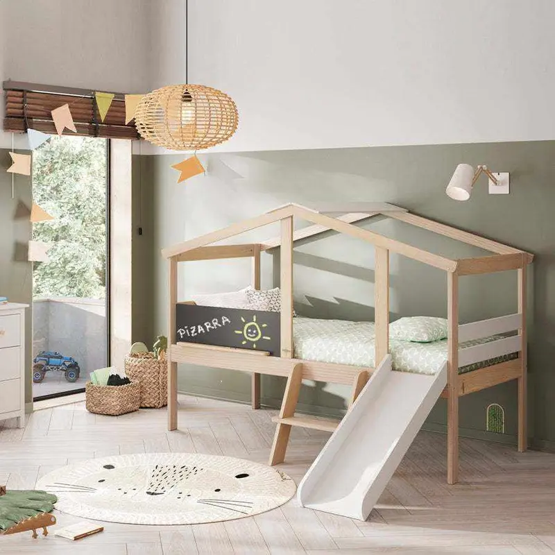 Cama montessori cabaña TOBOGAN