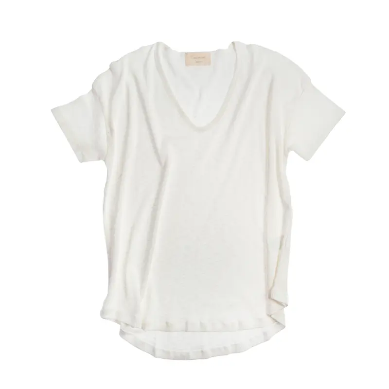 Camiseta canalé flamé