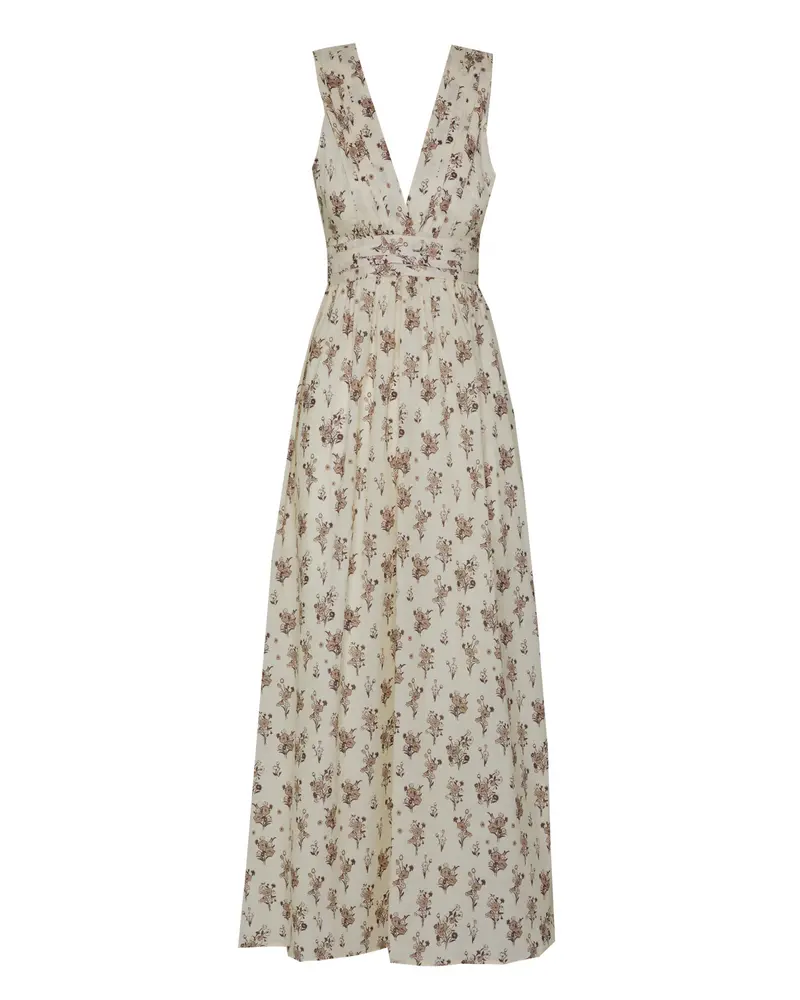 CAMISÓN MERCEDES FLORAL (BEIGE)