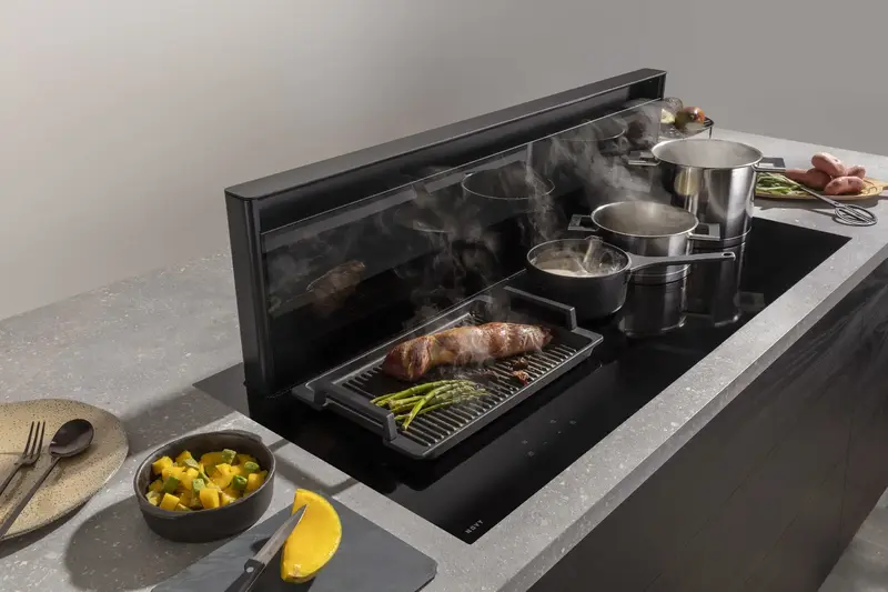 Campana de superficie Novy Panorama Pro 120 cm | Negra