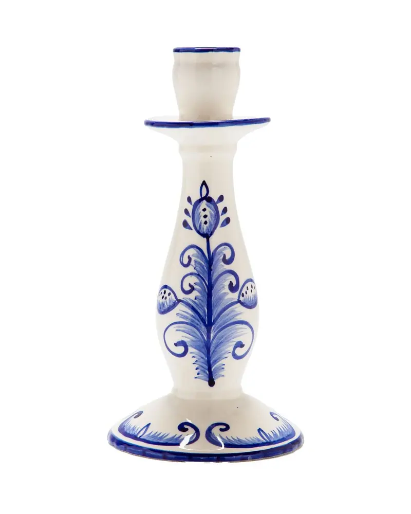CANDELABRO CLAVEL AZUL