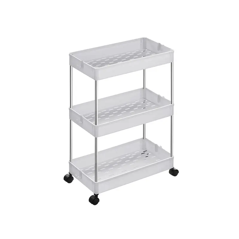 Carrito Auxiliar con Ruedas Blanco
