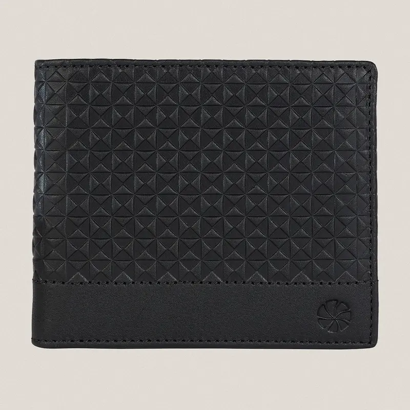 Cartera Geo Negra con Monedero