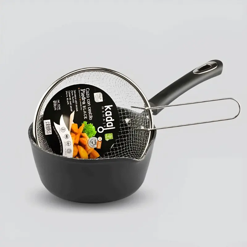 CAZO PIEDRA 18CM BLACK IT FREIDORA
