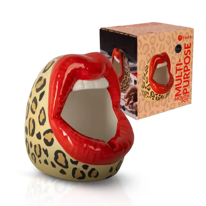 Cenicero boca “Leopardo”