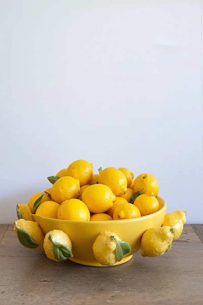 Centro De Mesa Diseño Limones