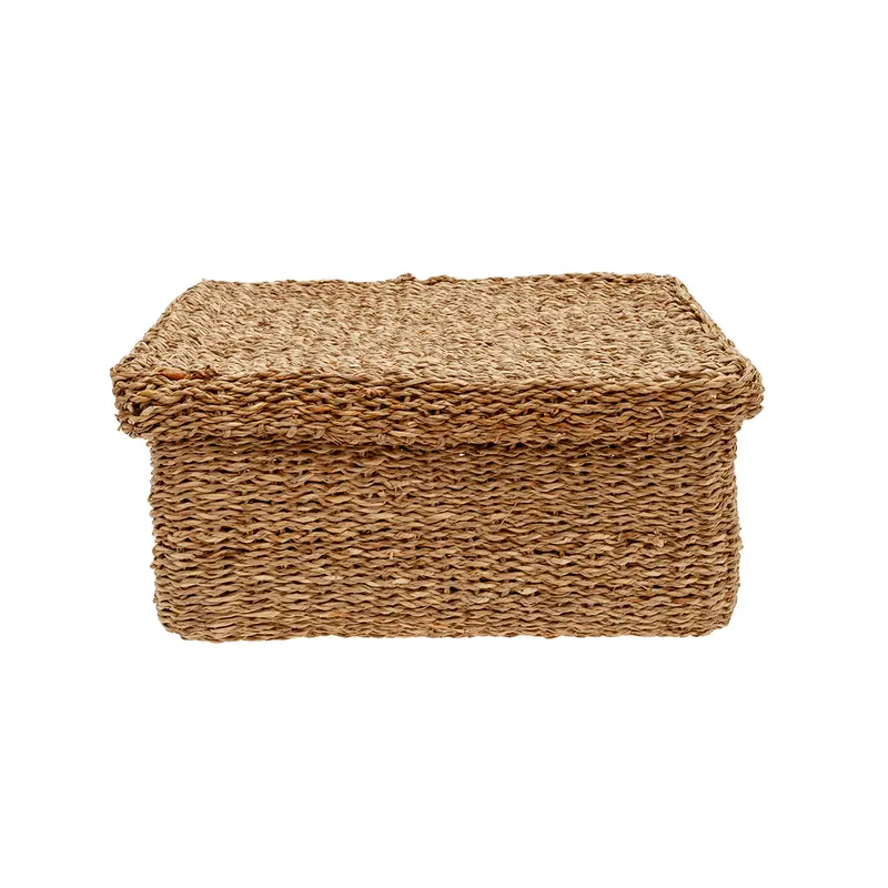 Cesta con tapa 26x18x12cm
