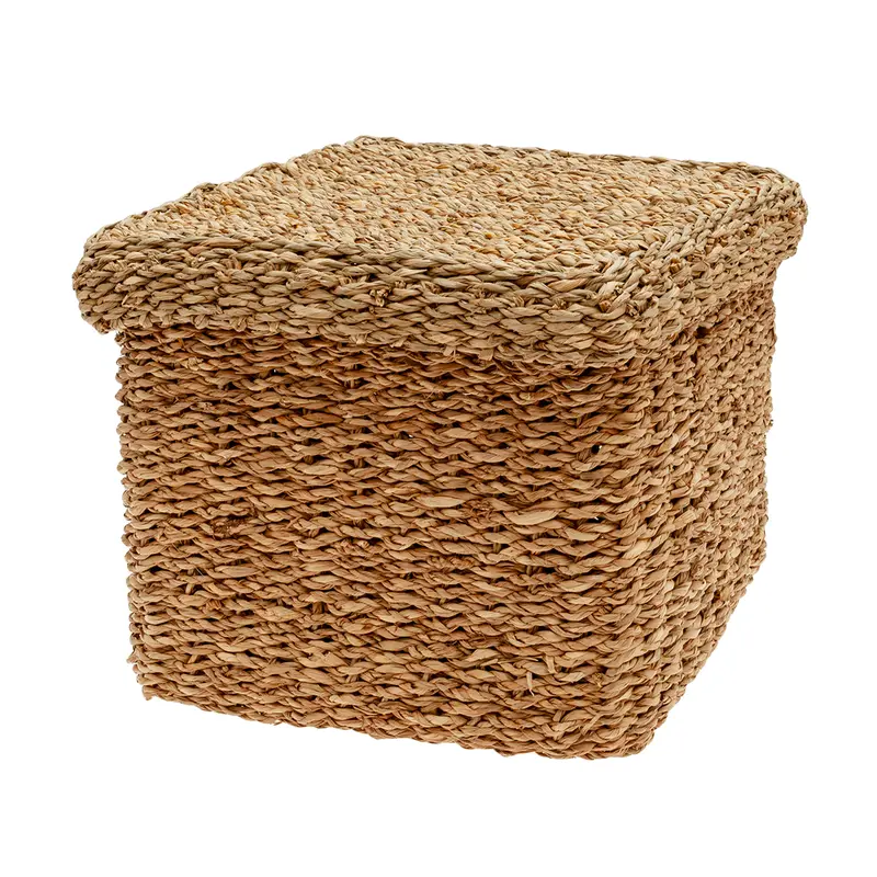 Cesta con tapa 32x32x30cm