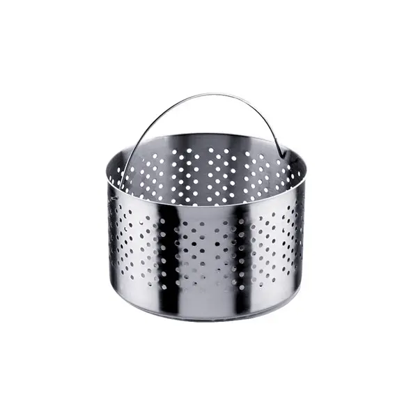 CESTA PERFORADA - COLADOR 21X13CM + SOPORTE
