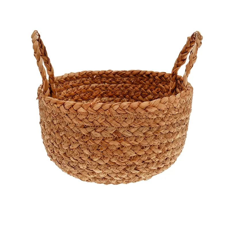 Cesta redonda con asas