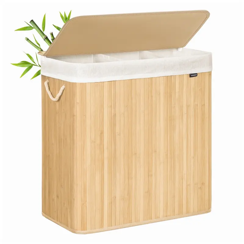 Cesto de Ropa Sucia de 150 L Natural