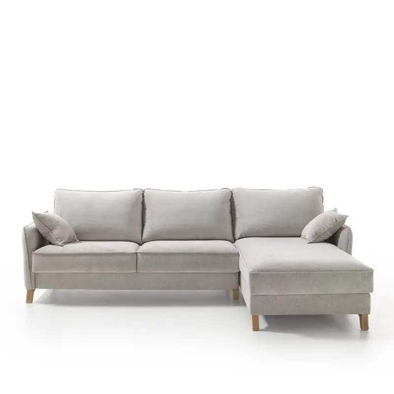 Chaiselongue cama con apertura italiana modelo LITCHY tapizado Aquaclean