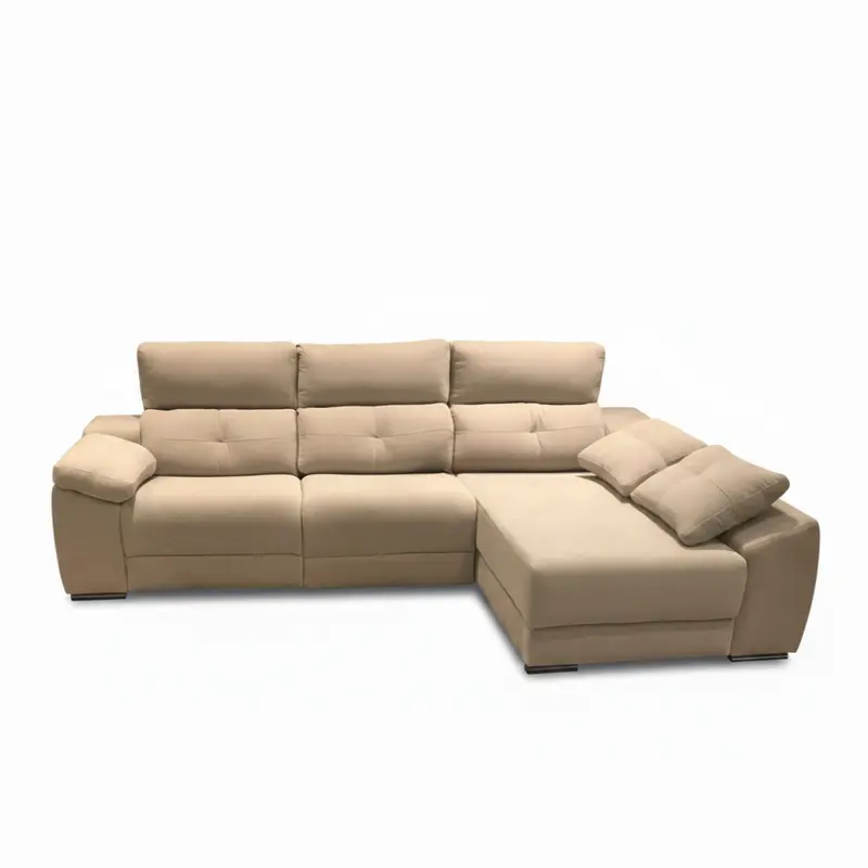 Chaiselongue modelo INDIANA en tela Aquaclean con asientos relax motorizados