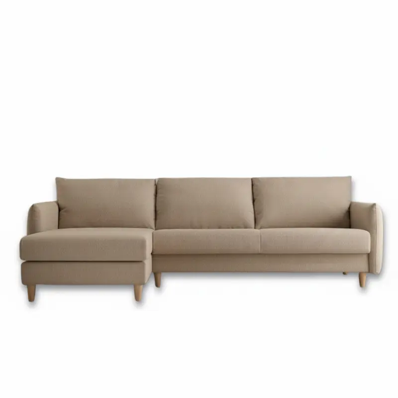 Chaisselongue cama con apertura italiana y almacenaje modelo MINIMAL Tapizado Express