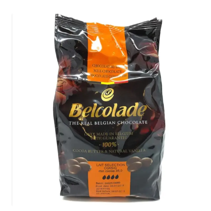 CHOCOLATE CON LECHE  BELCOLADE 35,5% CACAO 1 KG